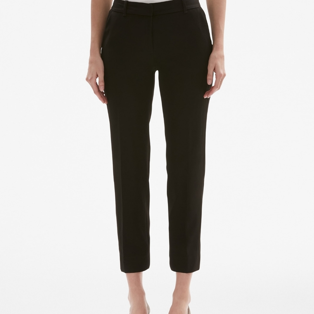 MM LaFleur Black Wool Slacks (sz 8)